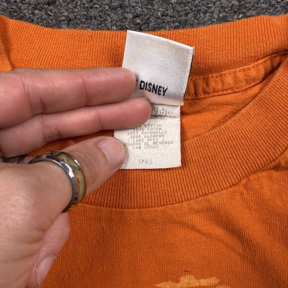 VTG Disney The Lion King T Shirt Unisex Graphic Orange Short Sleeve Size Small - Picture 7 of 8